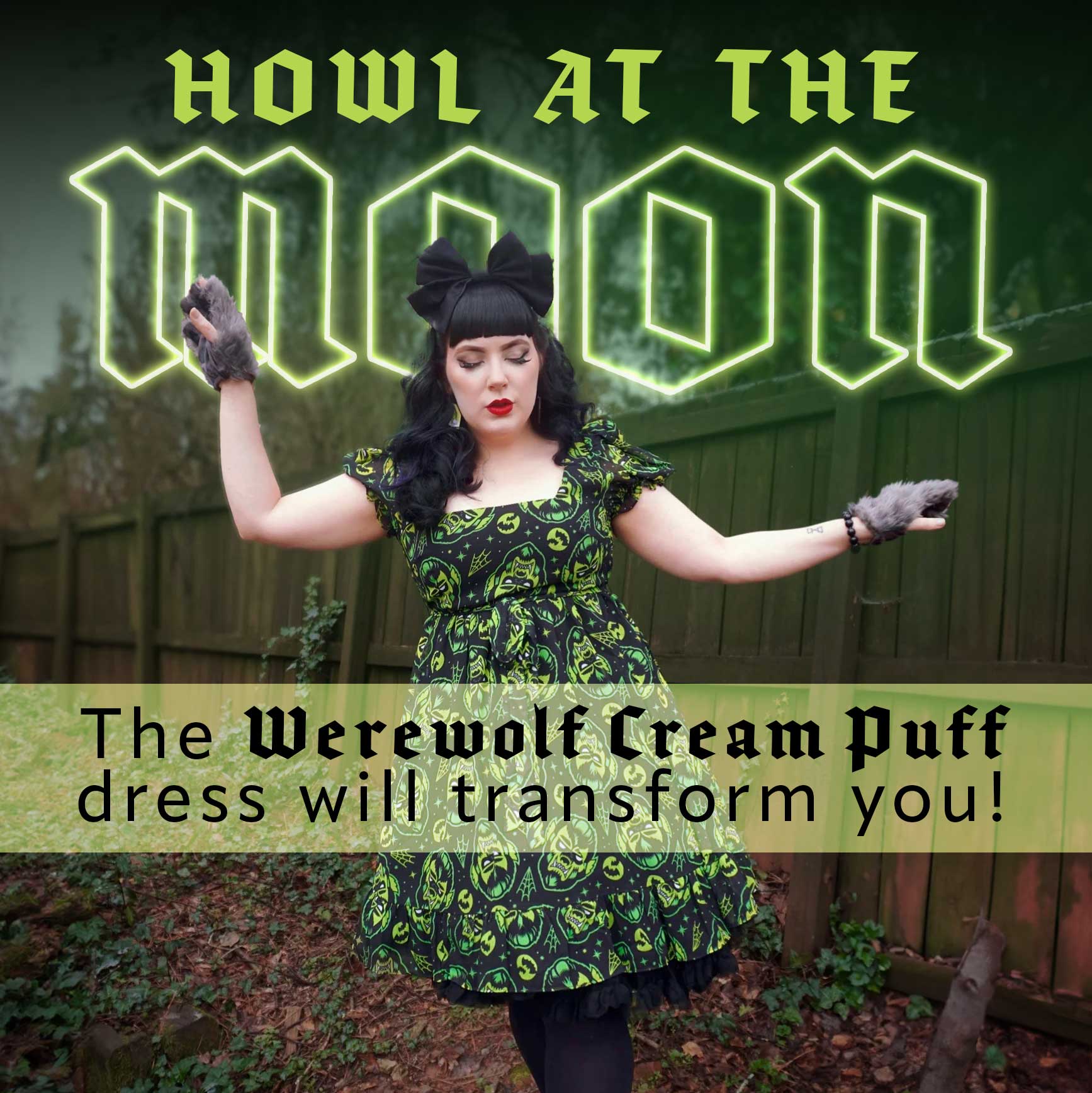 Add Spooky Flair With Sourpuss Cream Puff Dresses