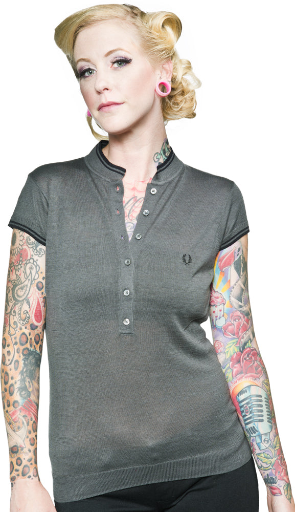 FRED PERRY AMY WINEHOUSE GIRLS POLO SILK