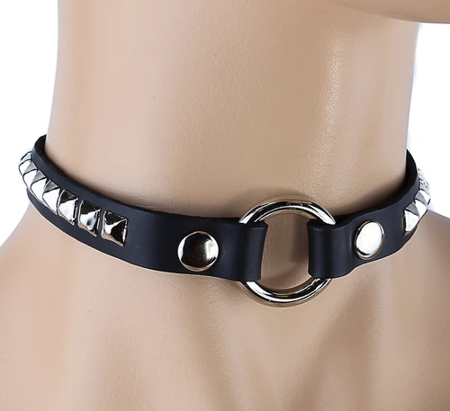ABYSS SILVER RING AND STUD CHOKER