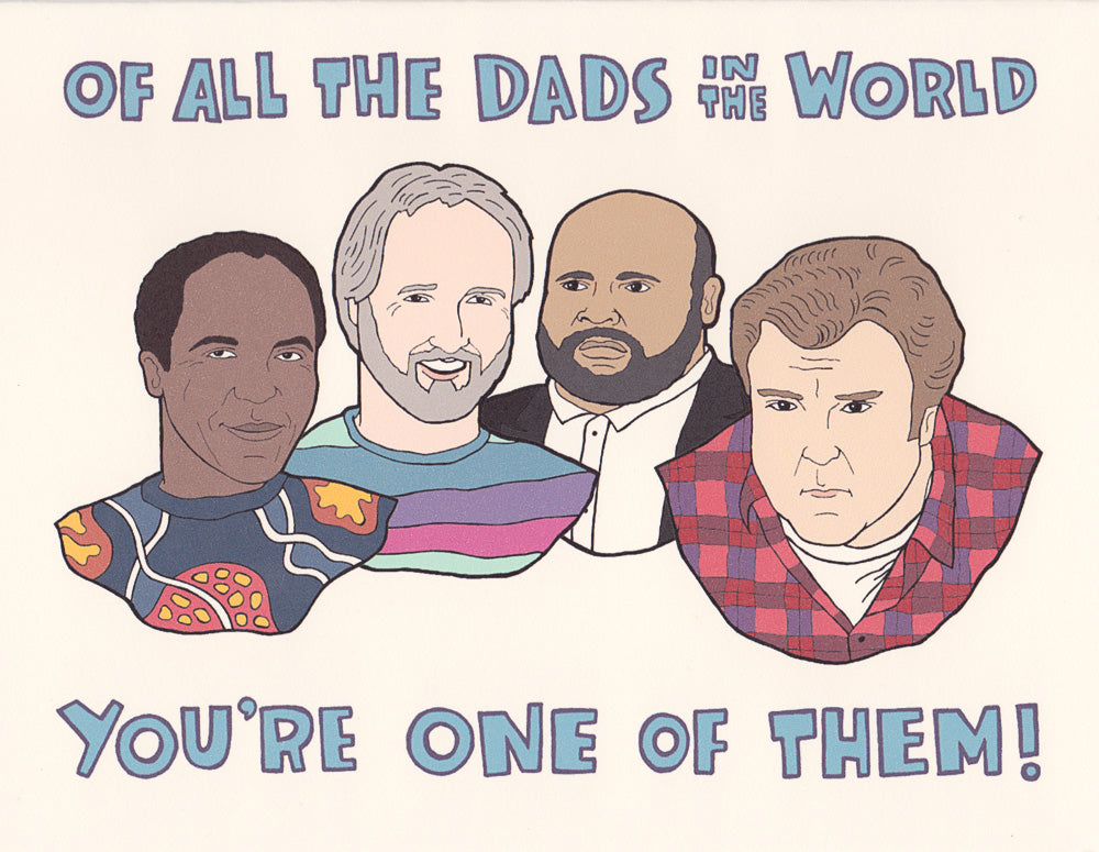 ALL THE DADS GREETING CARD