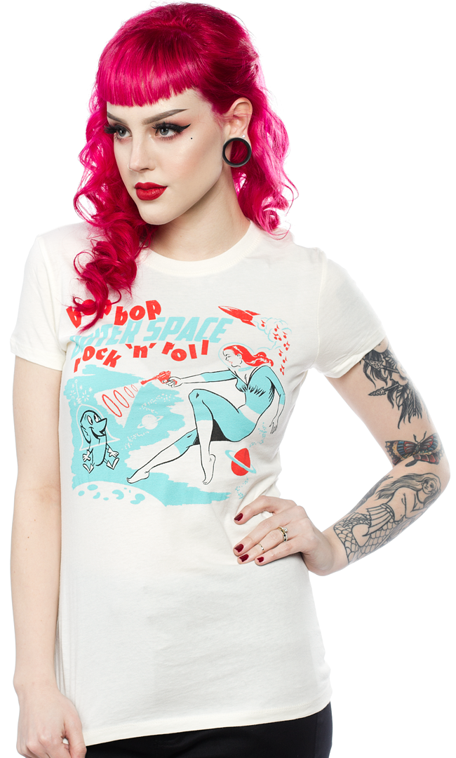 ATOMIC SWAG OUTER SPACE BOP TEE