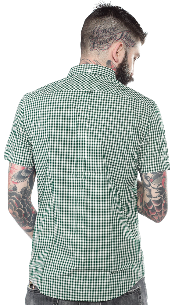 BEN SHERMAN GINGHAM BUTTON DOWN FOREST NIGHT