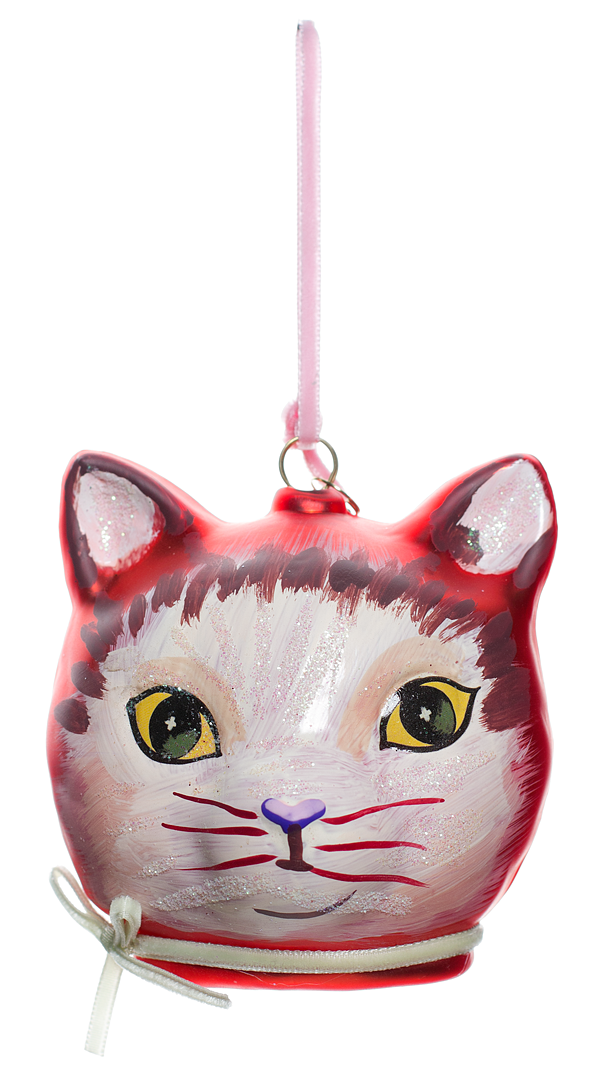 Nathalie Lete Cat Head Ornaments 