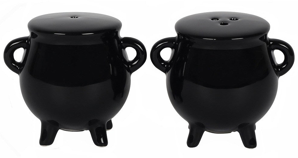 WITCHES CAULDRON SALT & PEPPER SHAKERS