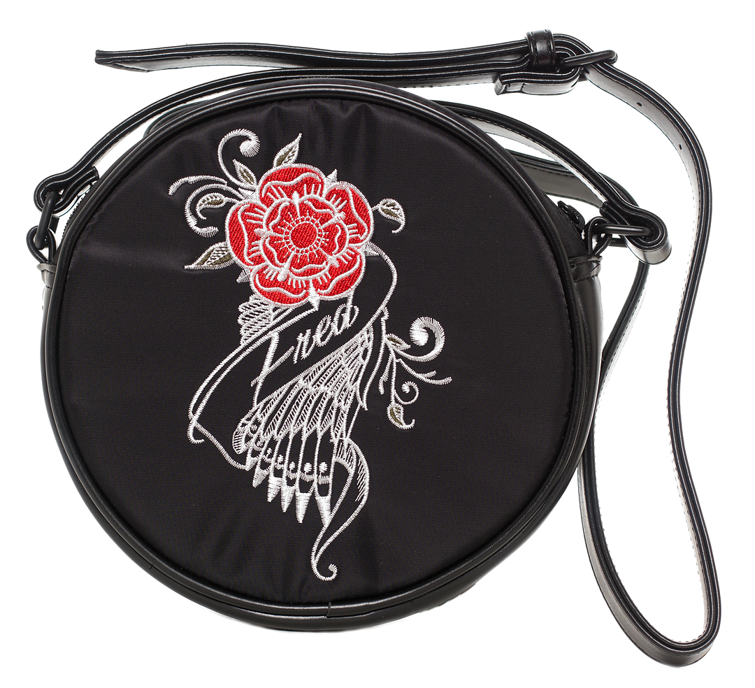 FRED PERRY AMY WINEHOUSE EMBROIDERED ROUND BAG