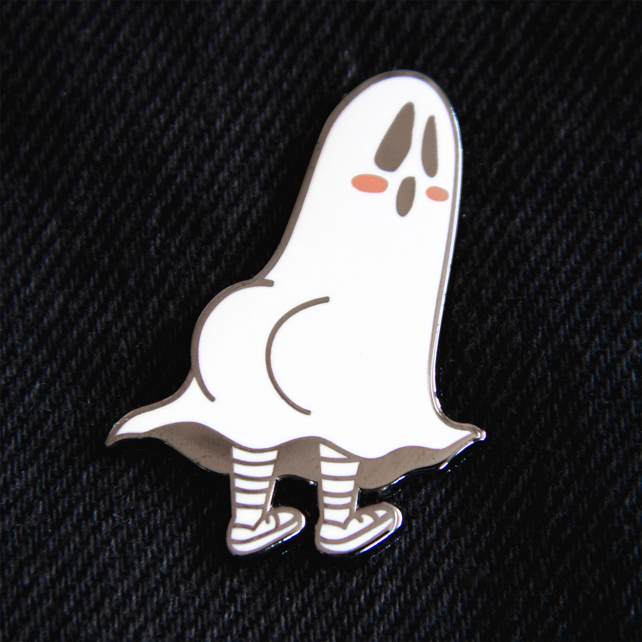 ECTOGASM BOOTY GHOST ENAMEL PIN