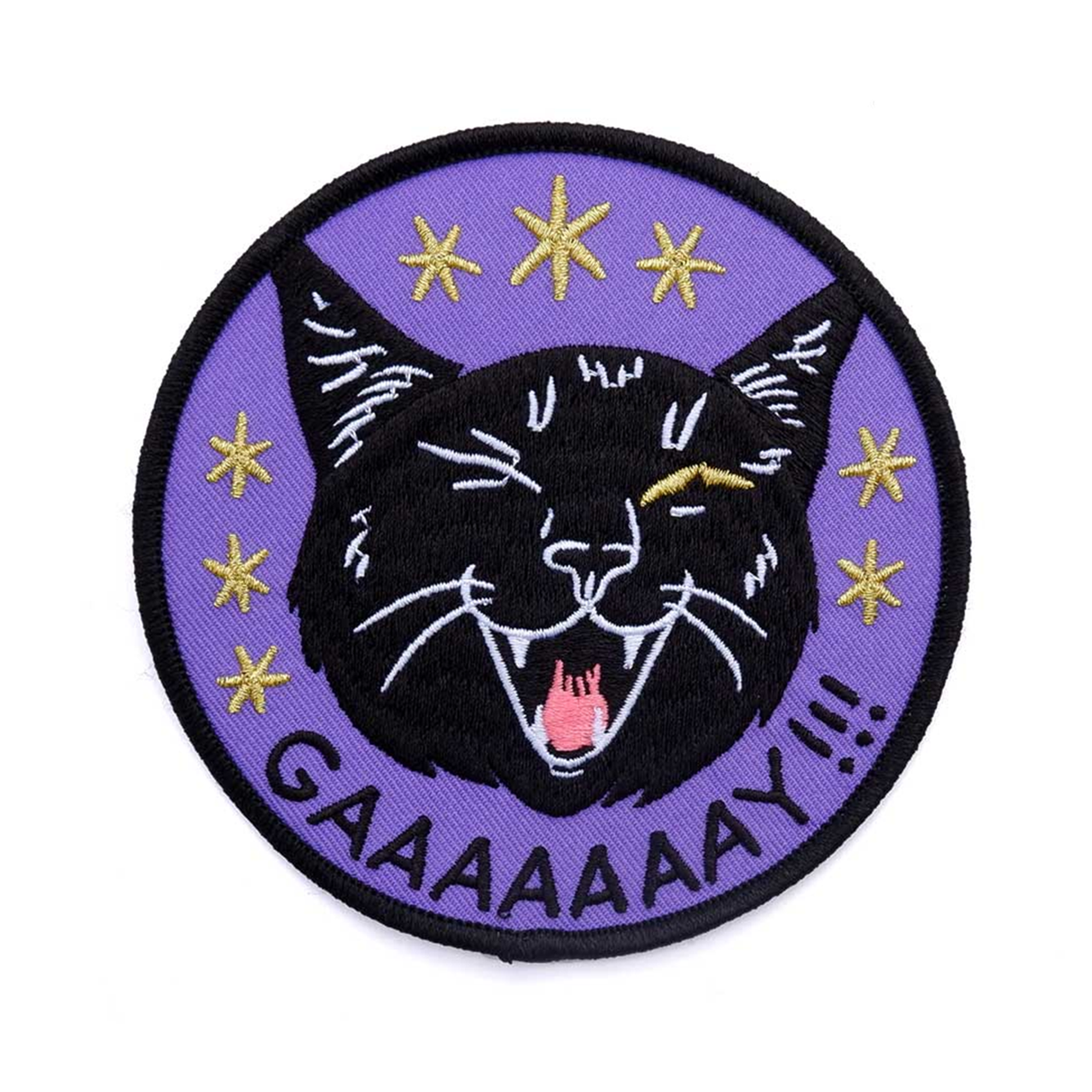 CAT COVEN GAAAAAAY! EMBROIDERED PATCH