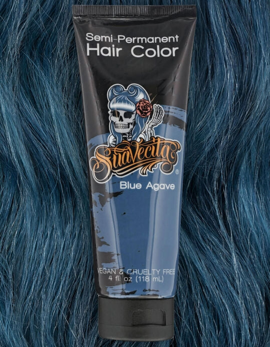 SUAVECITA SEMI-PERMANENT HAIR COLOR BLUE AGAVE