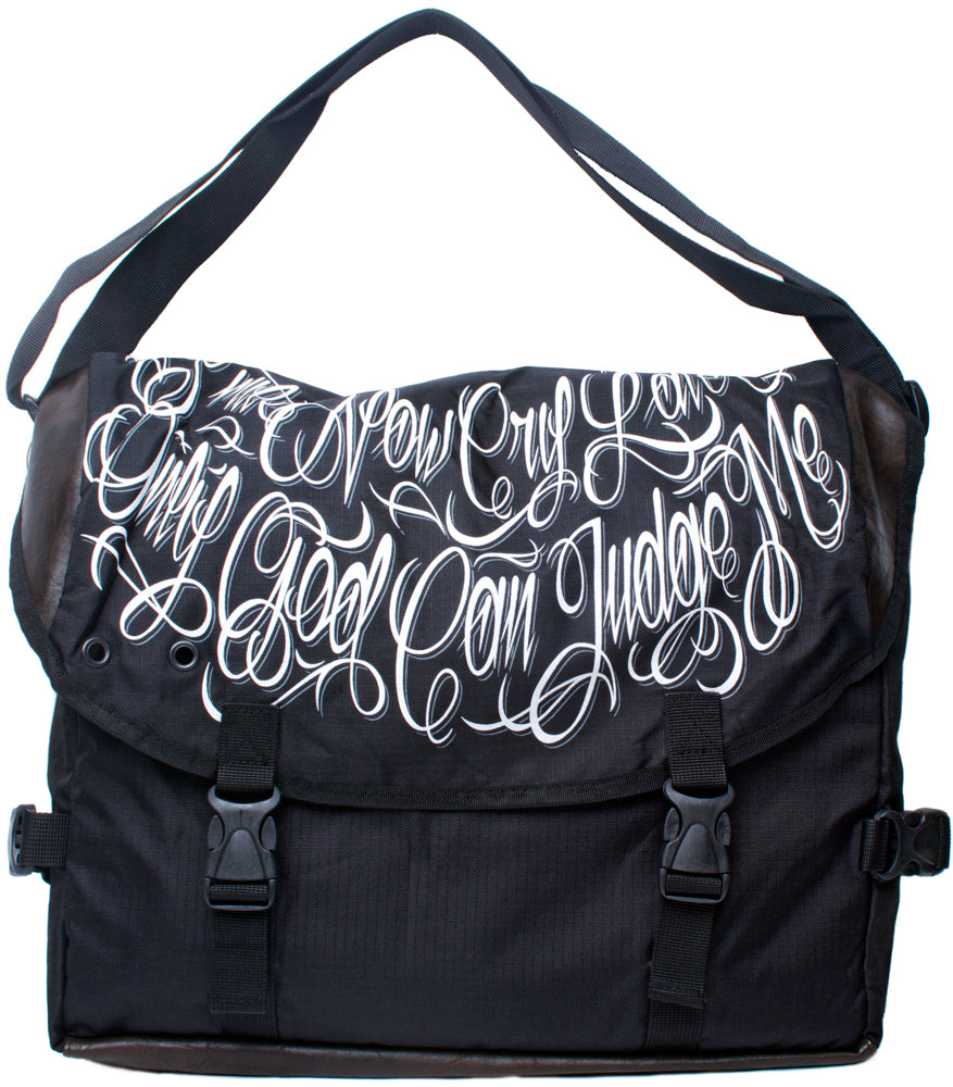 LIQUORBRAND SMILE NOW CRY LATER MESSENGER BAG