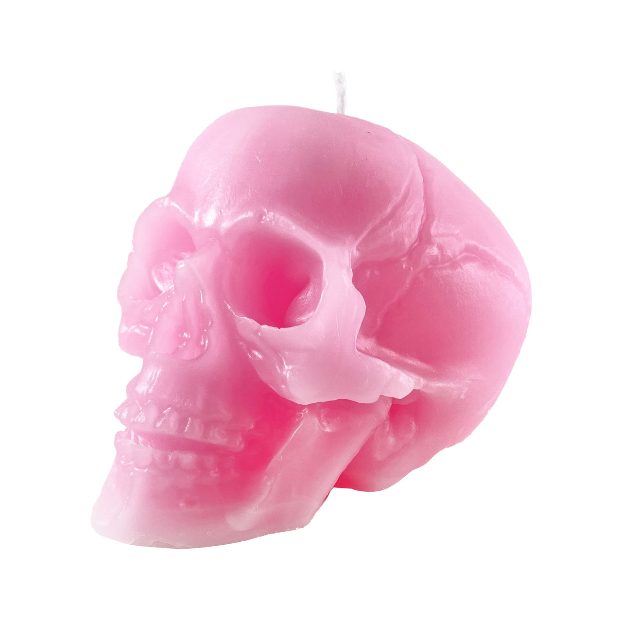 SOURPUSS ANATOMICAL SKULL CANDLE PINK