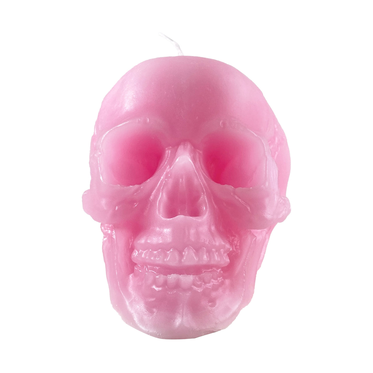 SOURPUSS ANATOMICAL SKULL CANDLE PINK