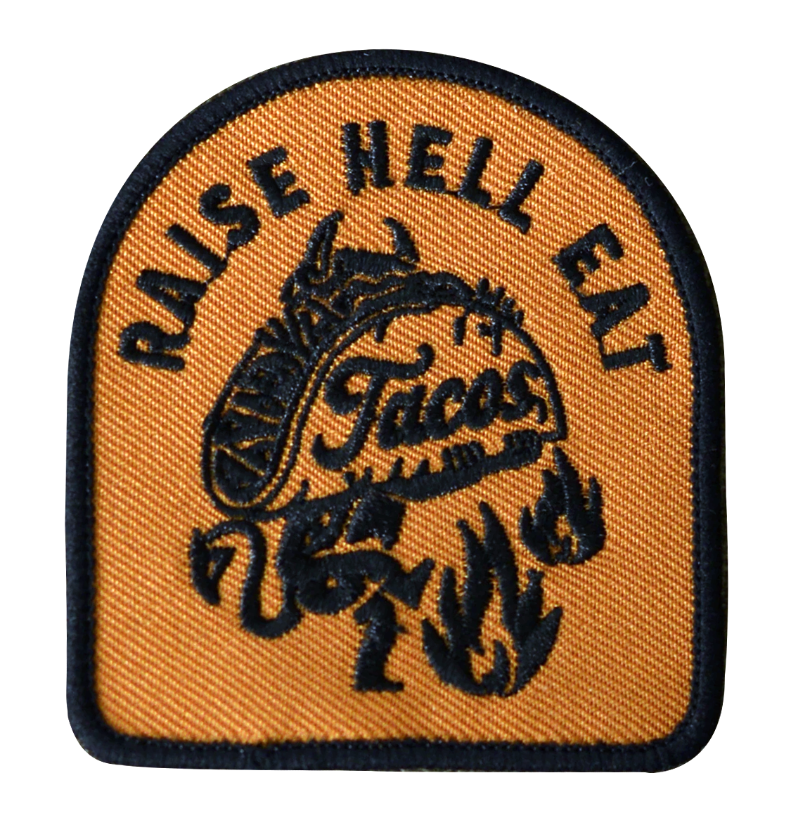 PYKNIC RAISE HELL EAT TACOS PATCH