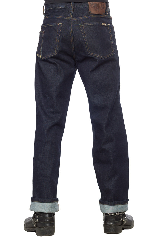 RUMBLE 59 RAW DENIM GREASER'S GOLD JEANS