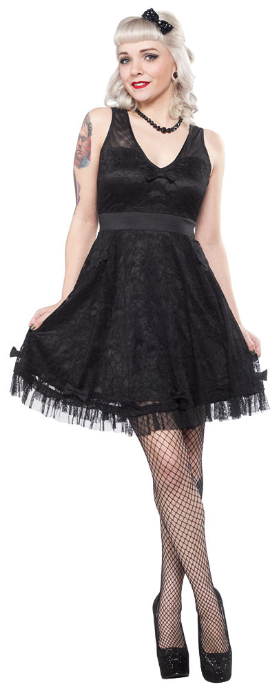 TEAR UP THE TOWN DRESS BLK ----retired----09/02/2015