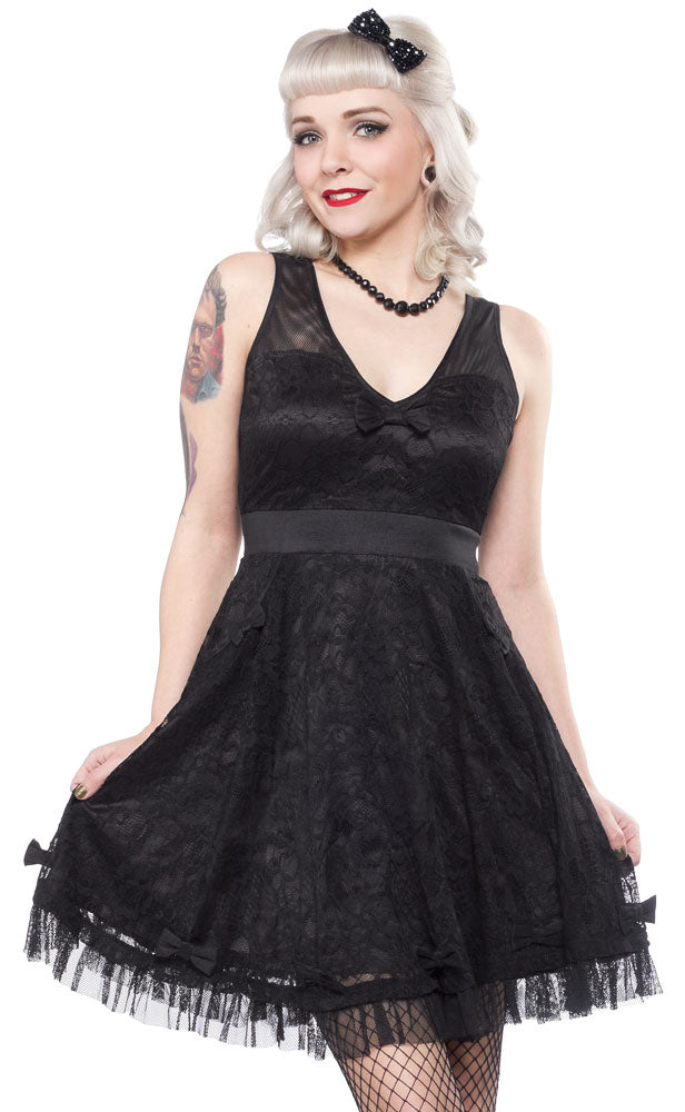TEAR UP THE TOWN DRESS BLK ----retired----09/02/2015