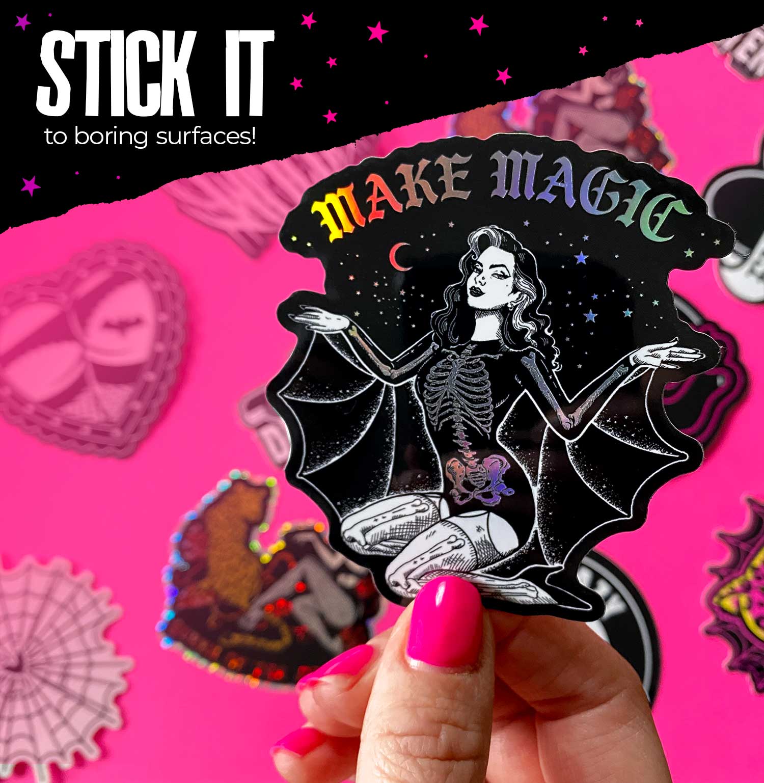 Vinyl Stickers For the Witchy & Kitschy!