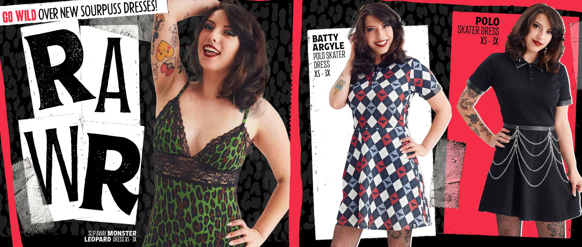 A New Sourpuss Dress for Every Day of The Week!