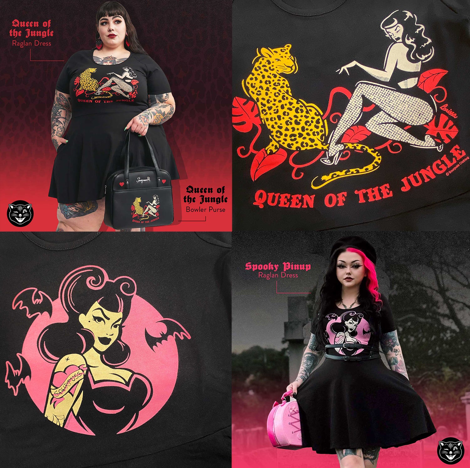 Sourpuss Raglan Dresses: Your New Go-To for Spooky Style AND Comfort!