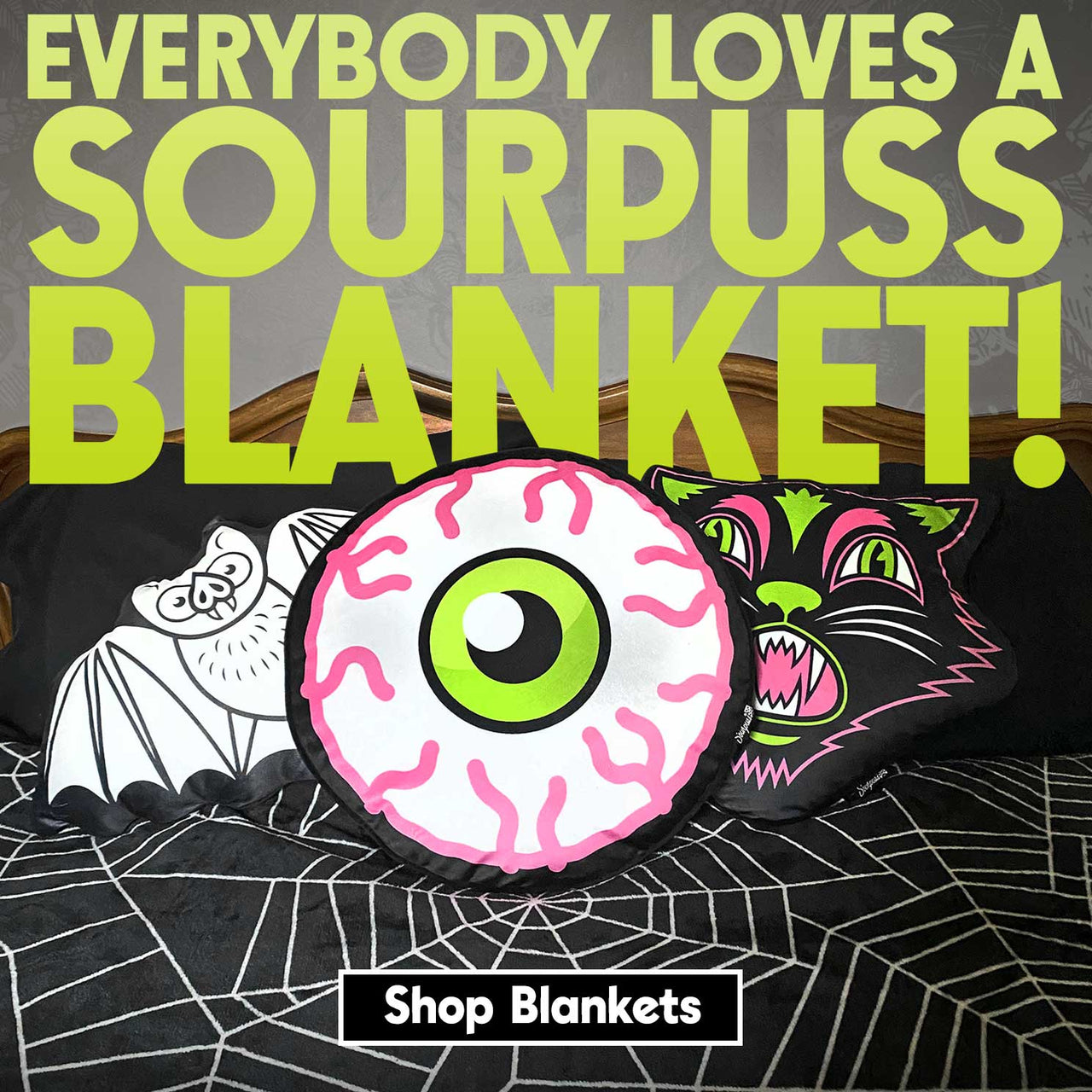 Shop Sourpuss Blankets