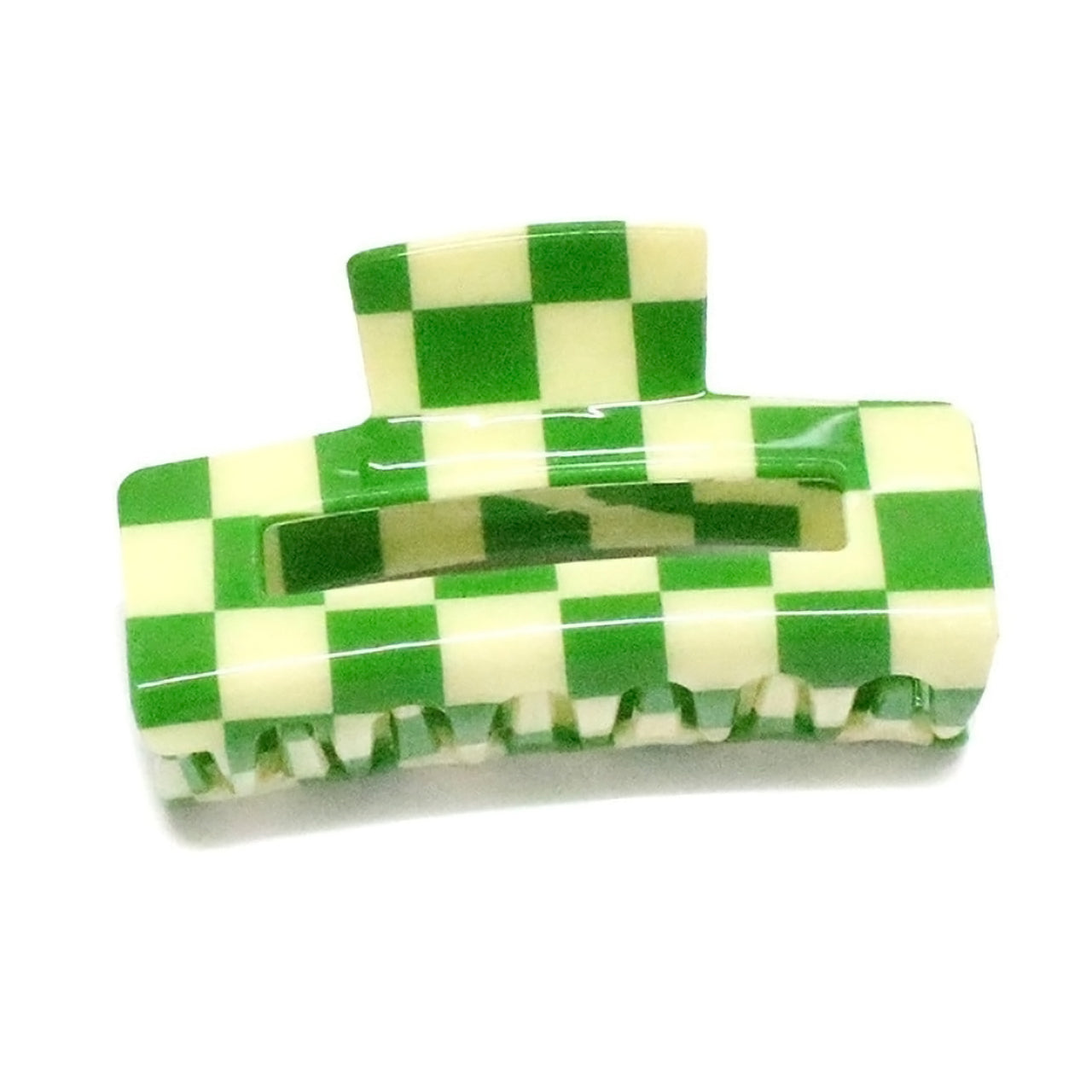 CHECK YOURSELF CLAW HAIR CLIP GREEN