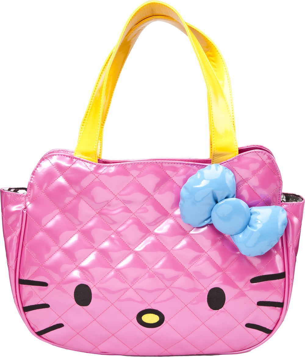 HELLO KITTY PINK FACE TOTE BAG