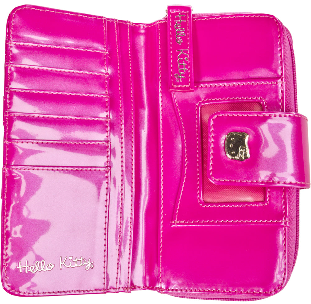 HELLO KITTY EMBOSSED WALLET PINK