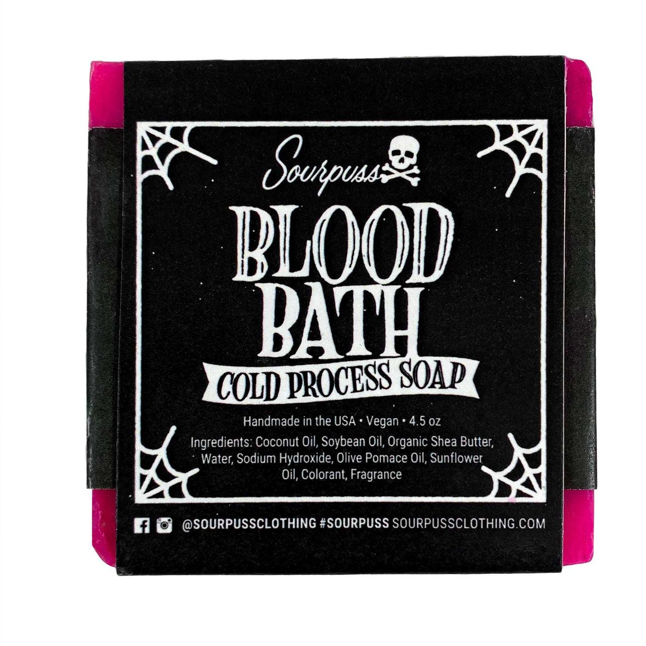 SOURPUSS BLOOD BATH BAR SOAP