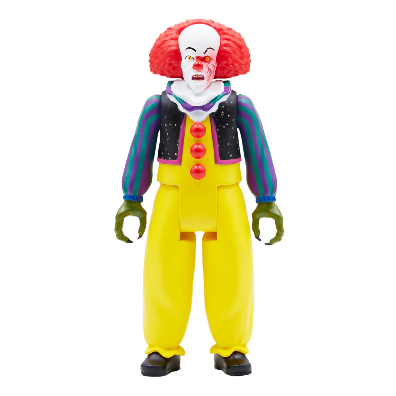 REACTION: IT PENNYWISE CLOWN MONSTER FIGURE
