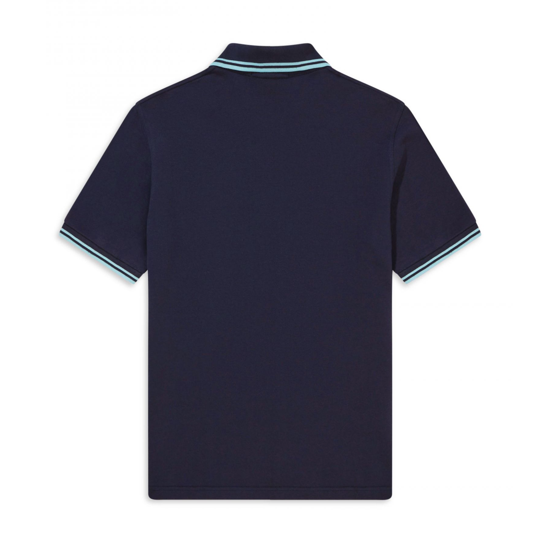 FRED PERRY TWIN TIPPED POLO SHIRT NAVY/ICE/ICE