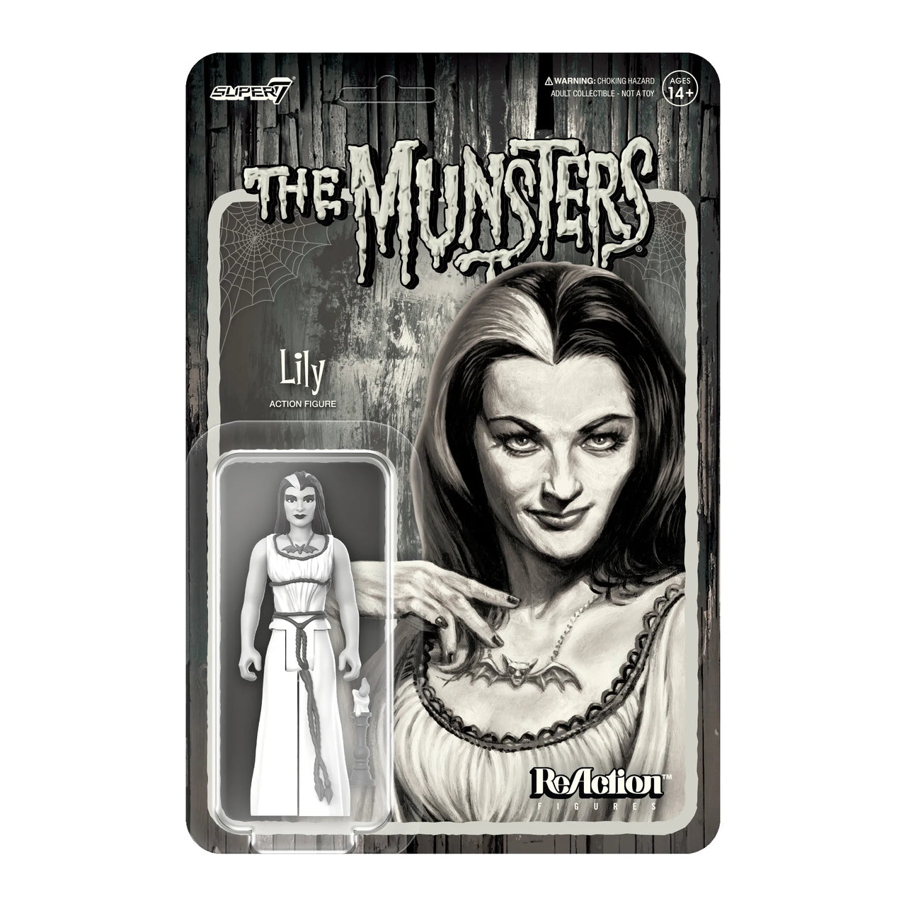 REACTION: THE MUNSTERS LILY GRAYSCALE FIGURE