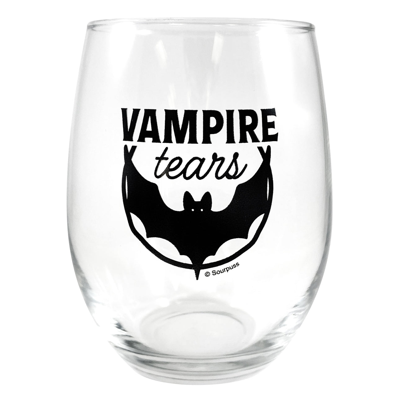 SOURPUSS VAMPIRE TEARS STEMLESS WINE GLASS