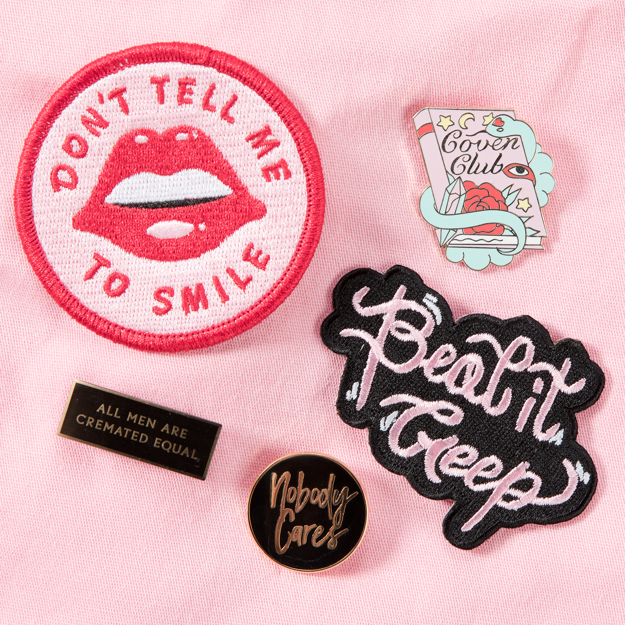 HELLCATS INC. DON'T TELL ME TO SMILE PATCH