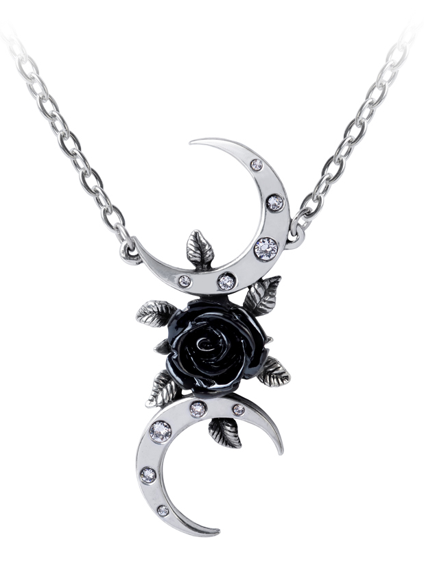 ALCHEMY OF ENGLAND CRESCENT MOON GODDESS NECKLACE