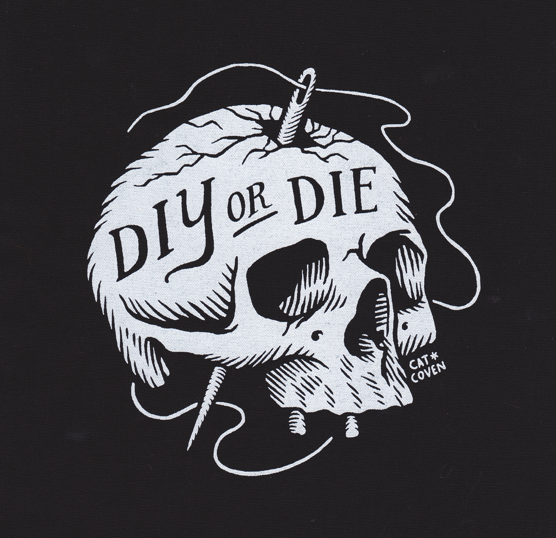 CAT COVEN DIY OR DIE SMALL PATCH