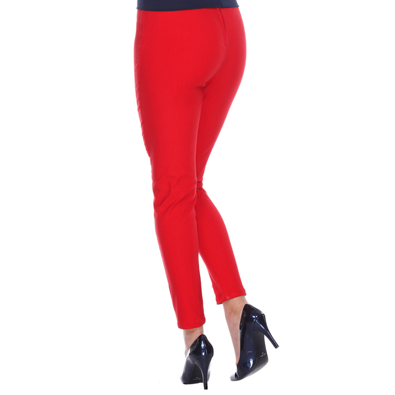 Cigarette Trousers – Red & Blue