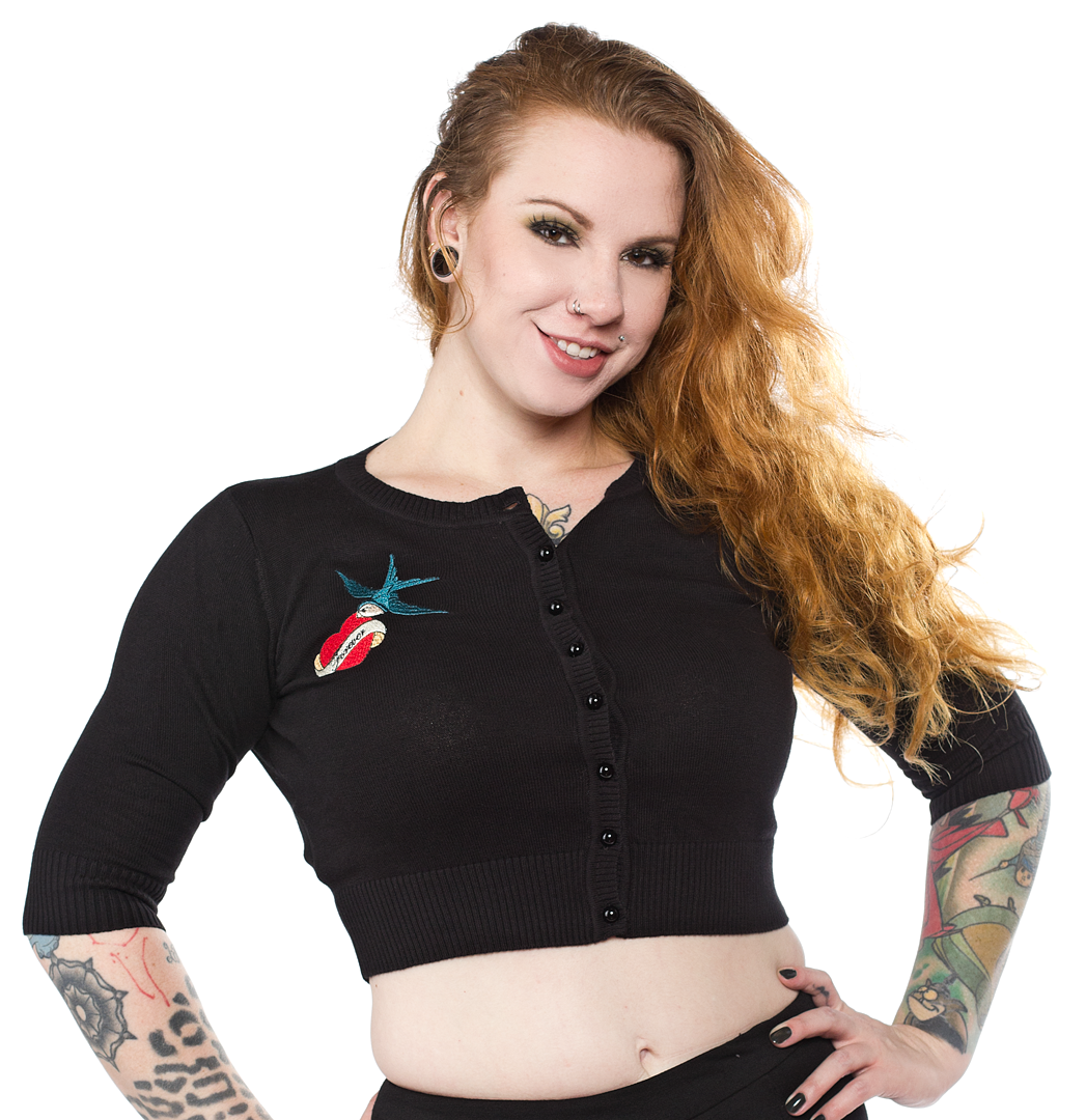 COLLECTIF LUCY TRUE LOVE CARDIGAN