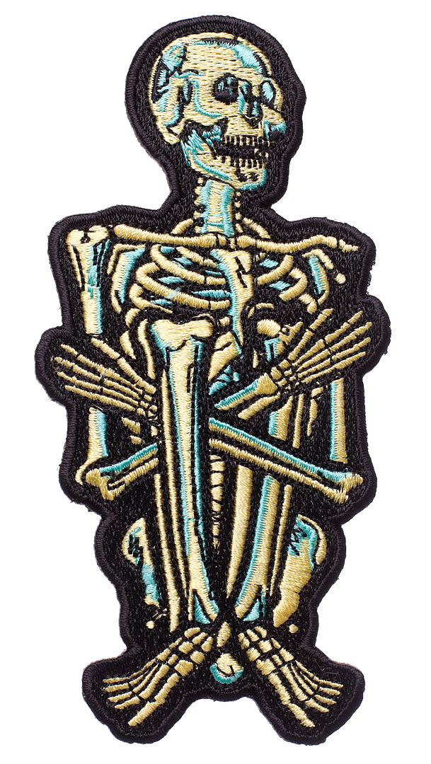 CREEPY CO. BEISTLE MONSTER SKELETON PATCH