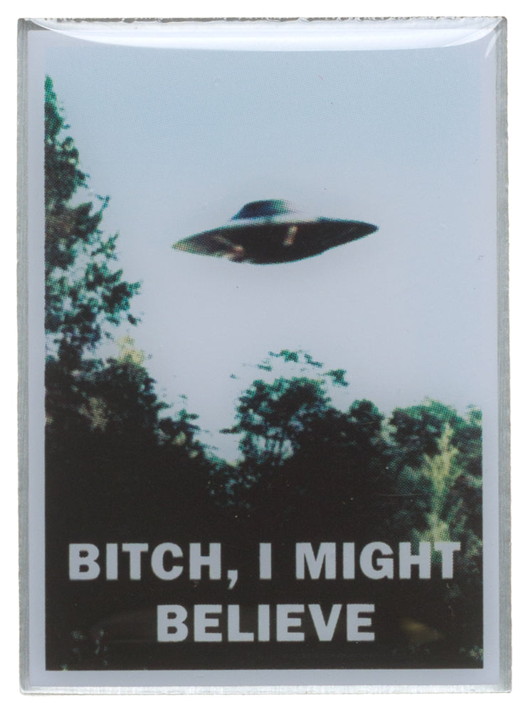 CREEPY CO. B*TCH, I MIGHT BELIEVE PHOTODOME PIN