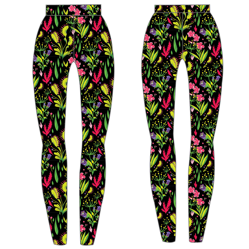 SOURPUSS DEADLY BEAUTIES LEGGINGS ----retired---03/29/2018--CANCELED STYLE
