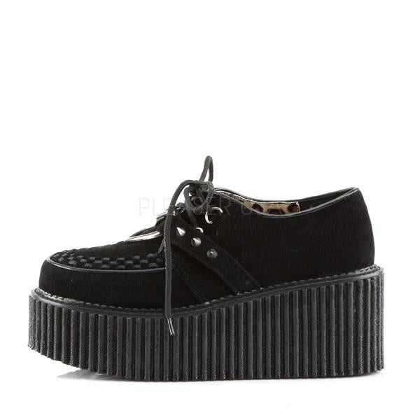 DEMONIA STRAPPED HEART CREEPERS