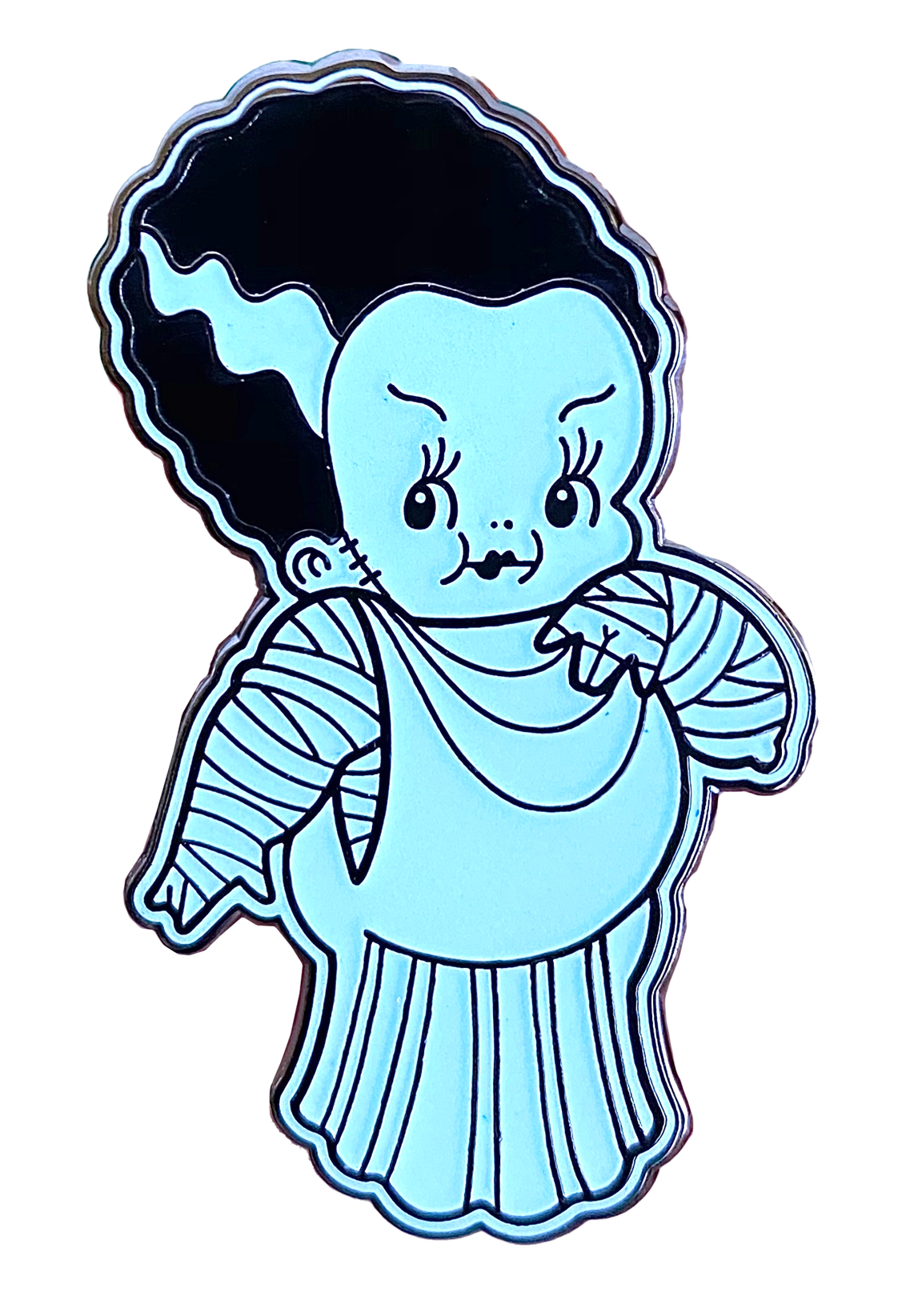 STACEY MARTIN TATTOOS ELLIE THE WEE MONSTER BABE ENAMEL PIN
