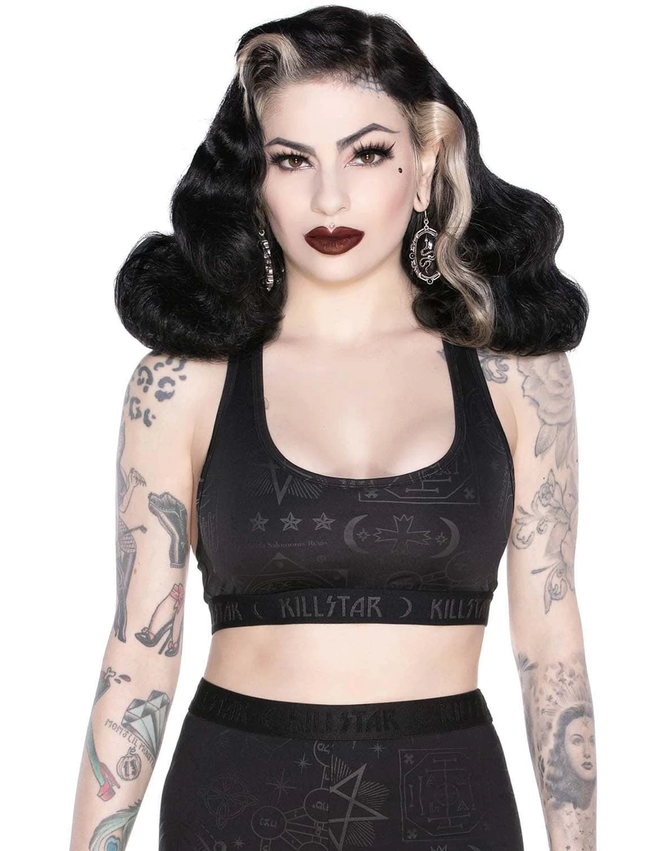 KILLSTAR EXERCISE YOUR DEMONS WORKOUT TOP