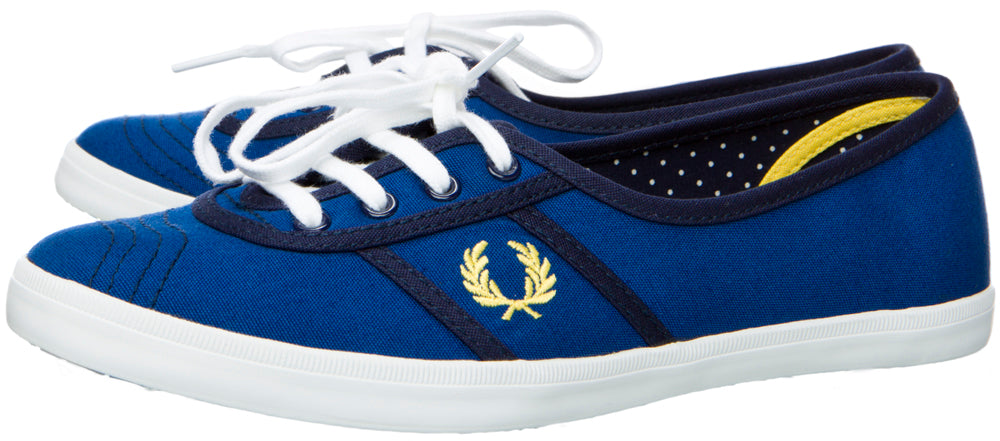 FRED PERRY AUBREY CANVAS SHOES BLUE