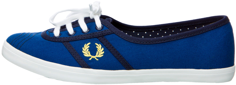 FRED PERRY AUBREY CANVAS SHOES BLUE