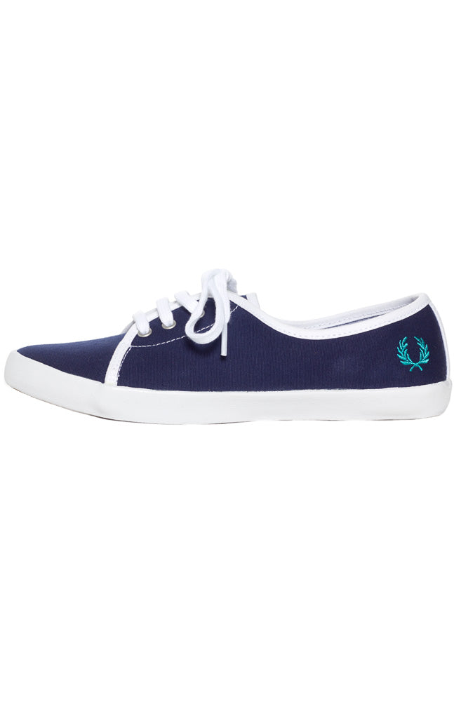 FRED PERRY BELL CANVAS SHOES BLUE