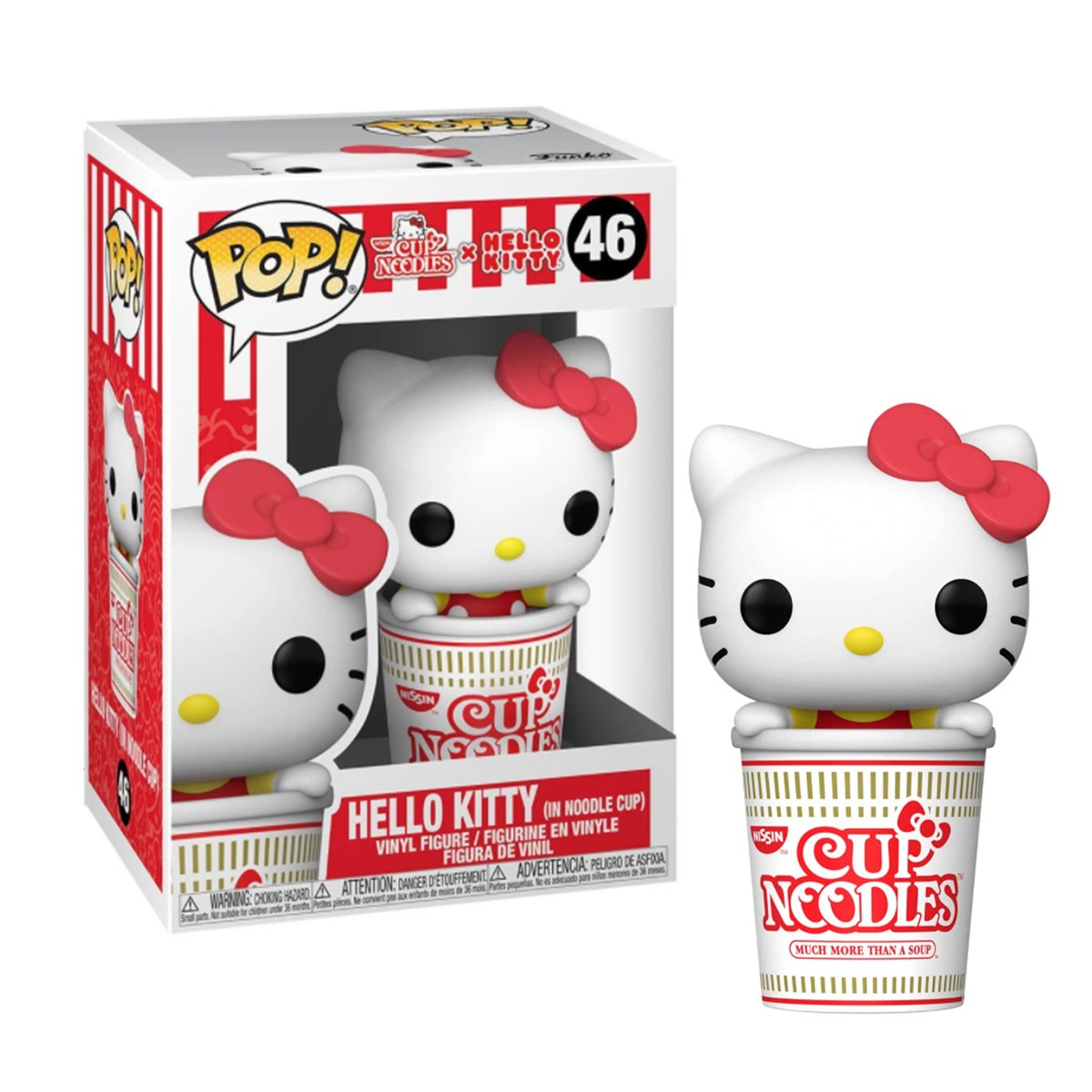 POP SANRIO: HELLO KITTY X NISSAN KITTY IN A NOODLE CUP FIGURE