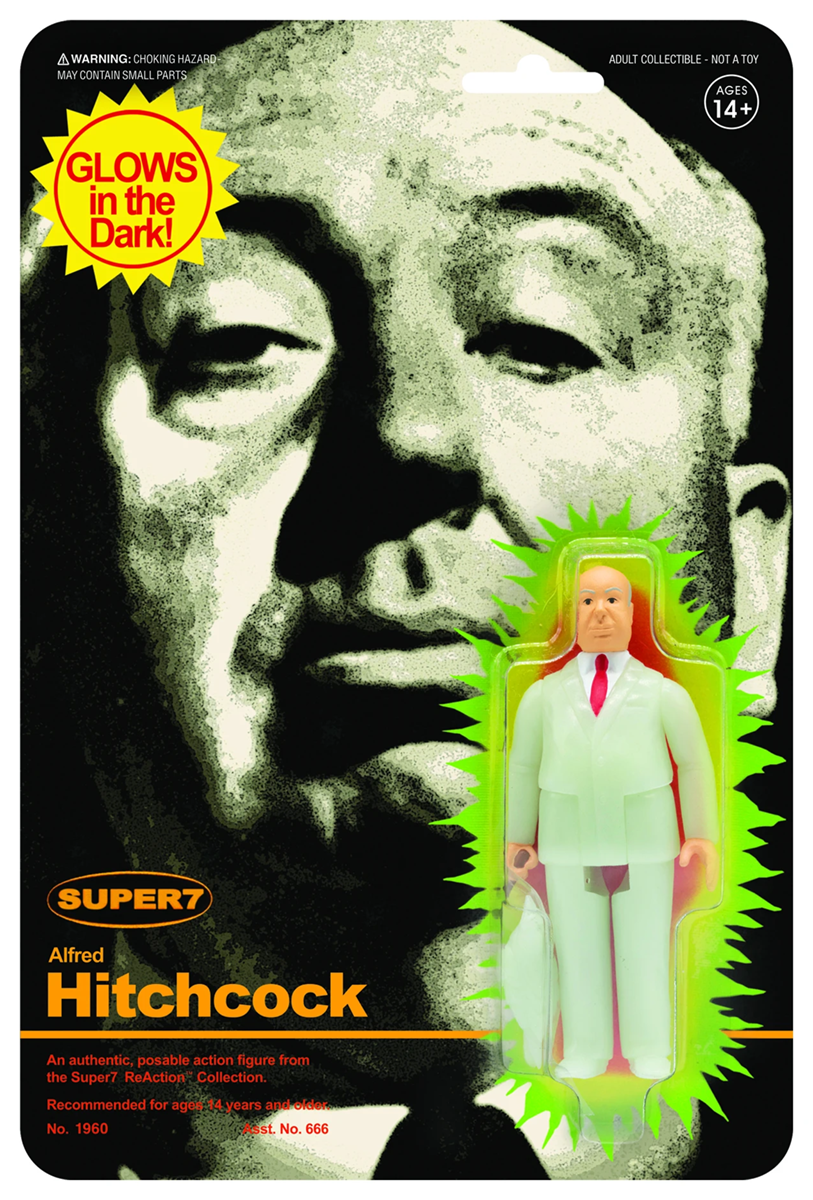 REACTION: ALFRED HITCHCOCK GLOW IN THE DARK FIGURE