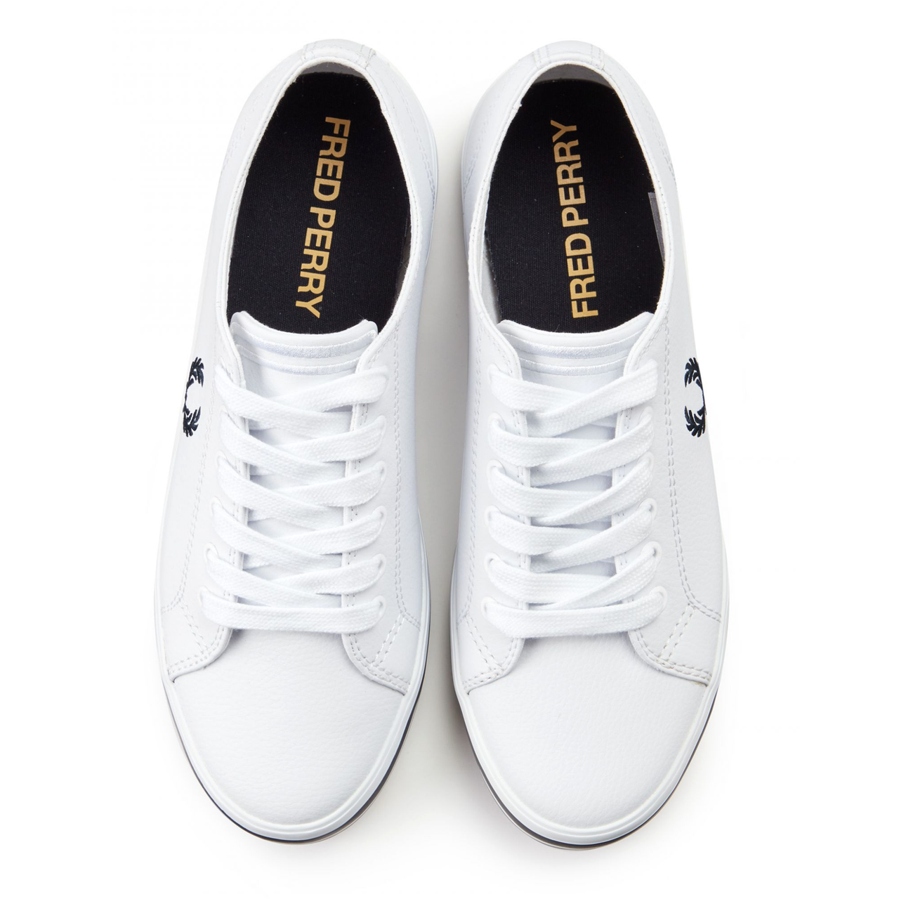 FRED PERRY KINGSTON LEATHER TENNIS SHOES
