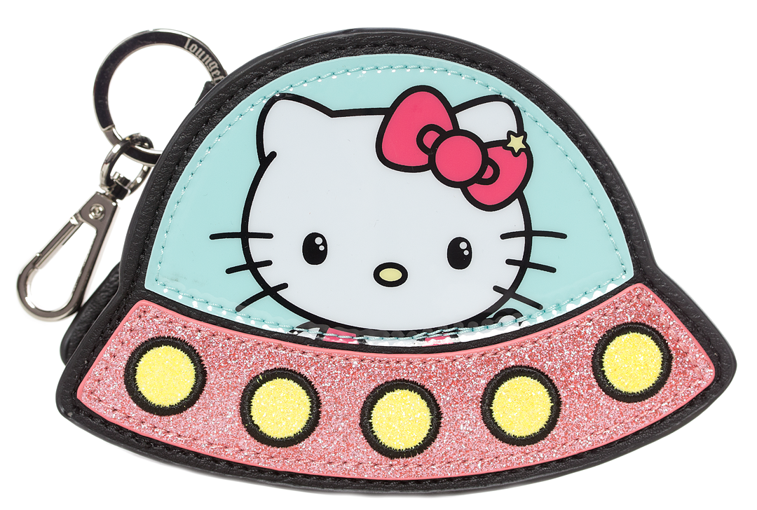LOUNGEFLY HELLO KITTY FLYING SAUCER COIN PURSE