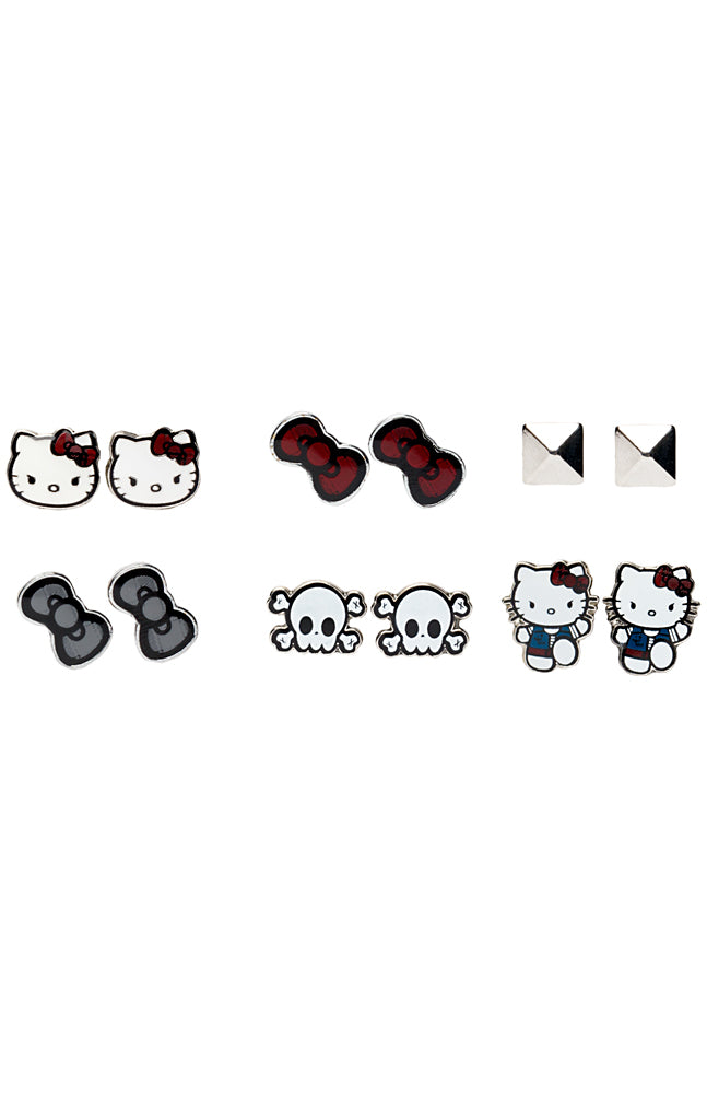 HELLO KITTY INVASION EARRING 6 PACK